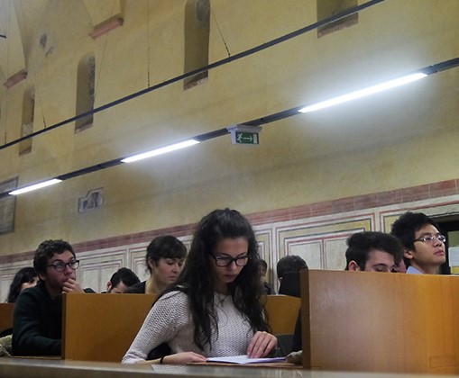 Admission test results (students holding an Italian Bachelor)